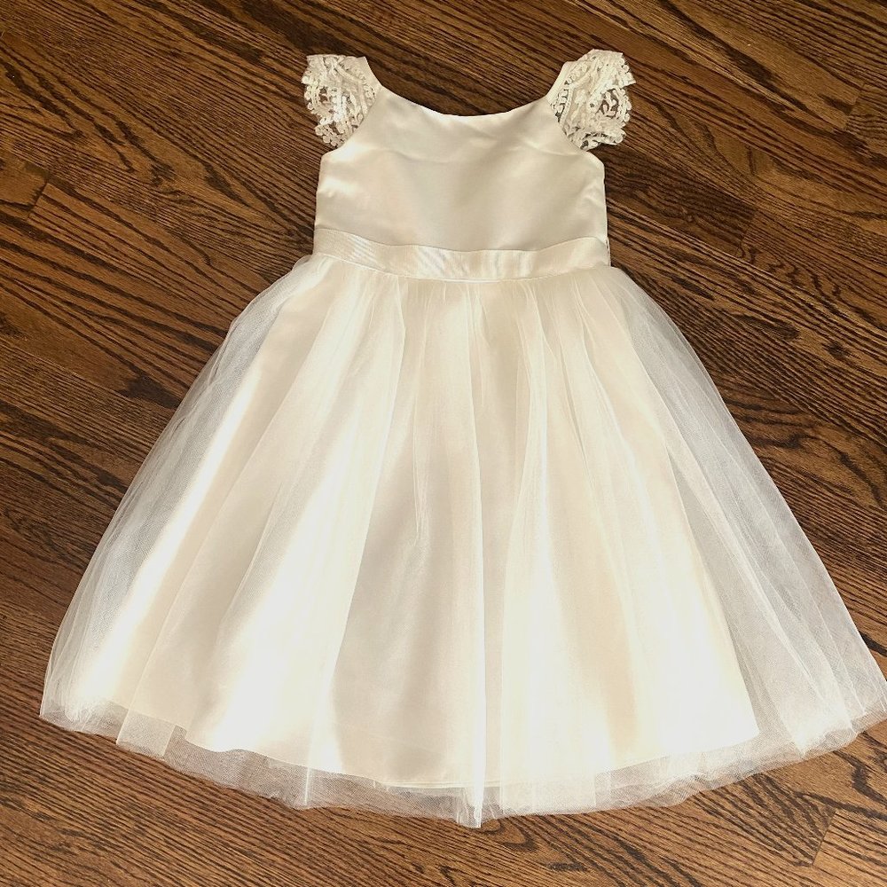 Ivory Flower Girl Dresses - Size 5T